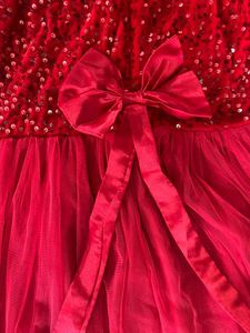 Sparkling Red Sequin Gown