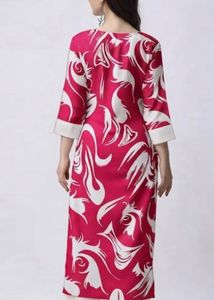 pink kurti with white pant
