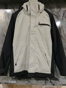 Men's Two-Tone Hooded Jacket