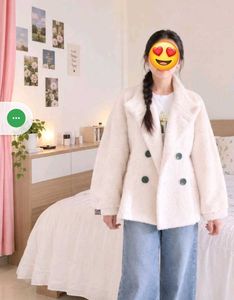 Cream Teddy Coat