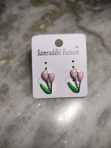 Cute Tulip Stud Earrings 🌷
