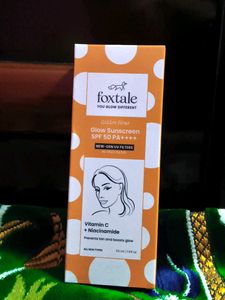 Foxtale Glow Sunscreen SPF 50 PA++++ with Vitamin