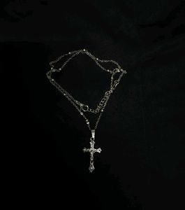 Silver Cross Pendant Necklace
