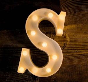 Light Up Letter S Decor