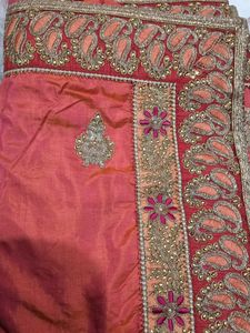 Elegant Embroidered Saree