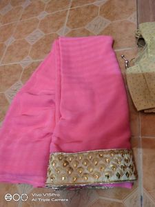 Pink Saree