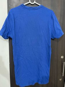 Blue Graphic Print T-Shirt