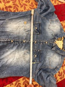 buckaroo Distressed Denim Western Shirt