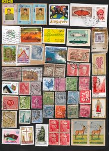 70 Vintage Netherlands Postage Stamps Collection