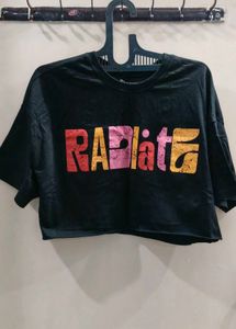 Radiate Graphic Cropped T-Shirt