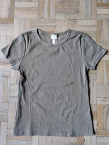H&M Khaki Top