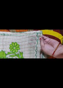 Green Cotton Saree
