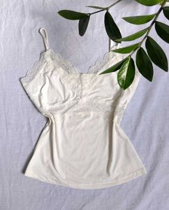 Lace Trimmed Camisole Top
