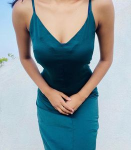 Green Bodycon Slip Dress