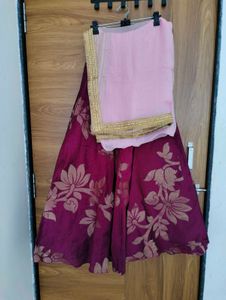 Stunning Magenta Lehenga Choli Set
