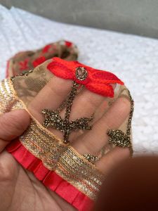 Exquisite Embroidered Floral Net Dupatta