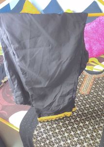 Black Embroidered suits trouser dupatta