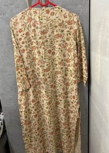 Chic Floral Print Kurta