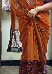 Elegant Saree with Embellishments