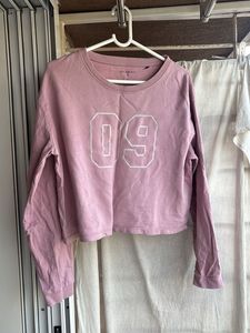 Crop Long Sleeve T-Shirt