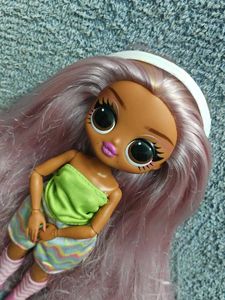 OMG LoL Doll with Long Pink Hair