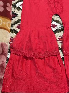 Party wear Red Garara (price Drop 🥳)