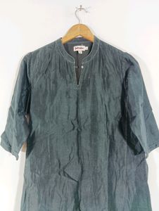 Charcoal Plain Casual Kurta (Women)