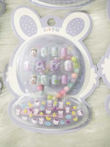 Any 2 Cute Press-On Nails &amp; Bracelet Set