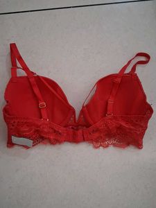 36C Stunning Red Lace Bra