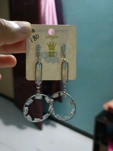 Elegant Silver Drop Earrings
