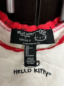 Hello Kitty Ribbed Tank Top