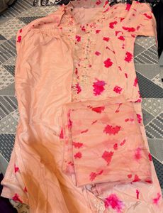 Elegant Floral Print Kurta Set with Dupatta