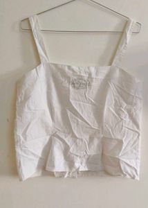 white corset top