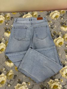 Light Wash Wide Leg Jeans