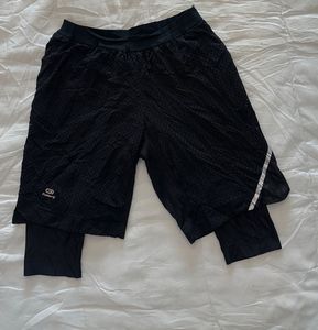 kalenji sport's Men's Black Athletic Shorts