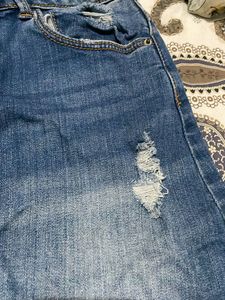 Denim Mini Skirt