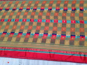 🇳🇿💫💗 Multicolour Elegant Checked Saree