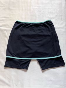 Women's Dark Blue Skort with Teal Trim