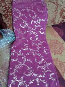 Elegant Pink &amp; Silver banarsi saree