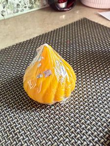 Decorative Yellow Modak Candle 3.5 inches