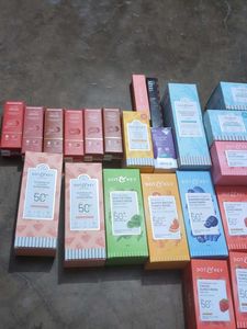 Combo Of Lipsticks, Balm And Dermaco Serum