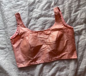 Elegant Pink Silk Blouse