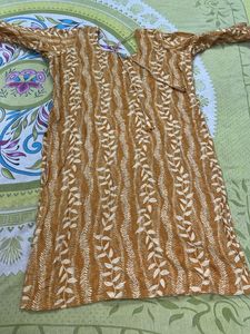 trendy Embellished Mustard Kurta