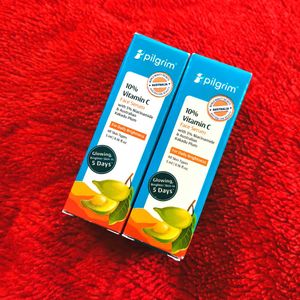 pack of 2 Pilgrim 10% Vitamin C Face Serum 10 ml f
