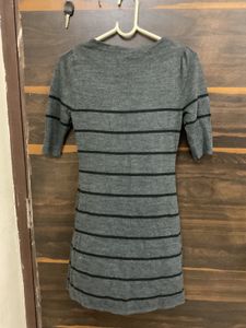 Striped Knit Mini Dress