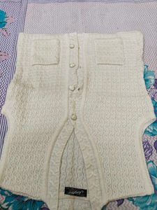 Vintage Knitted Cardigan Vest