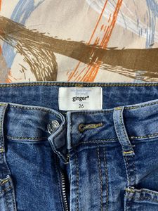 High waisted mini shorts denim