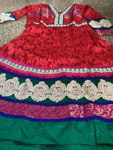 New Anarkali Kurta With Damages