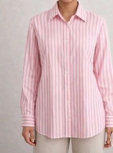 Striped Button-Down Shirt