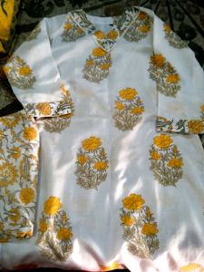 Floral Print Kurta  set
